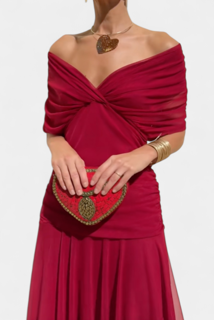 Eloria | Elegant Romantic Long Floral Dress