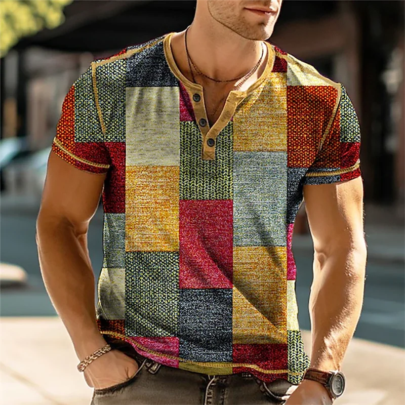 Benjamin | Color Block Patchwork Shirt