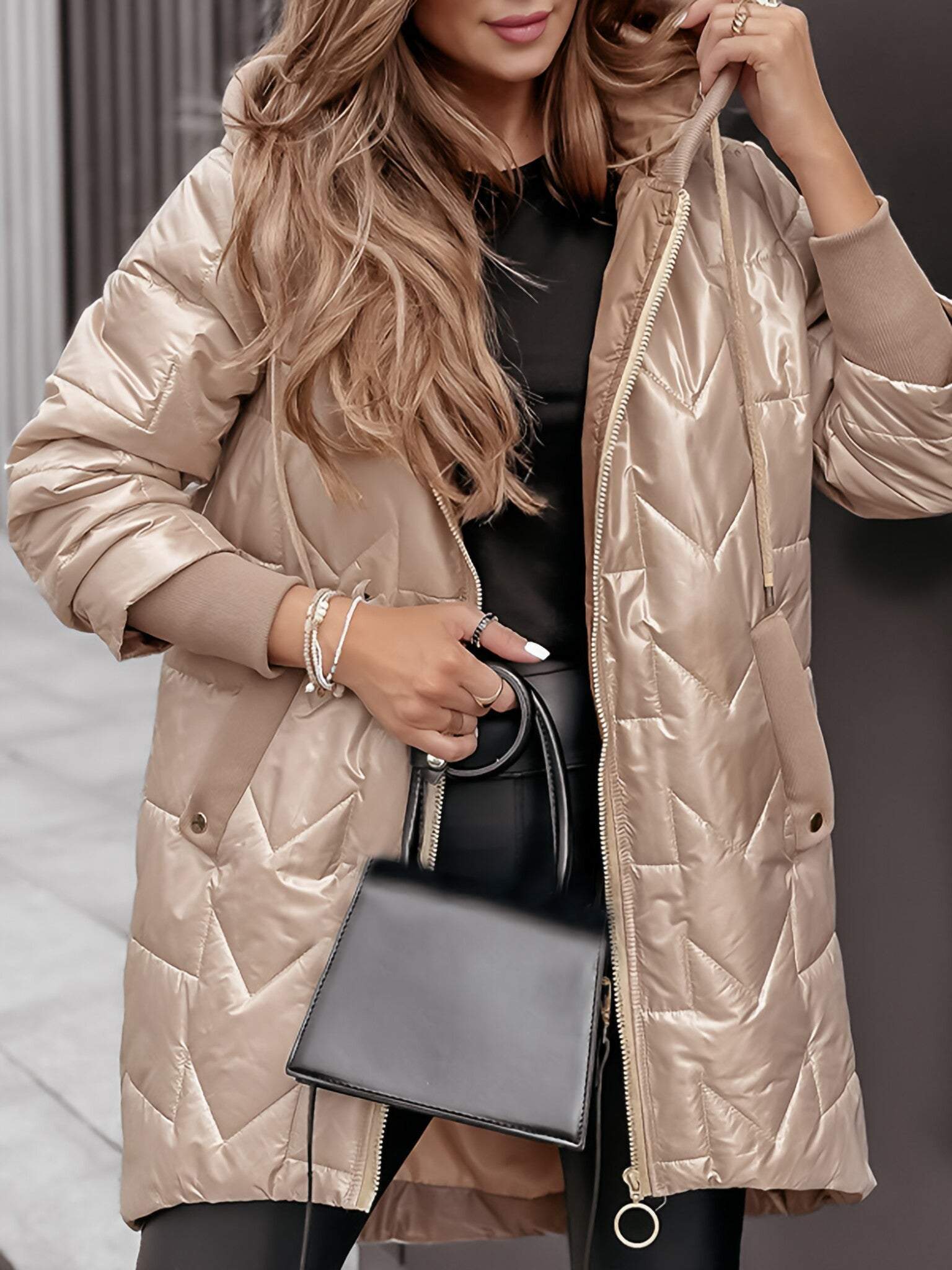 Elisa | Warming Hooded Coat