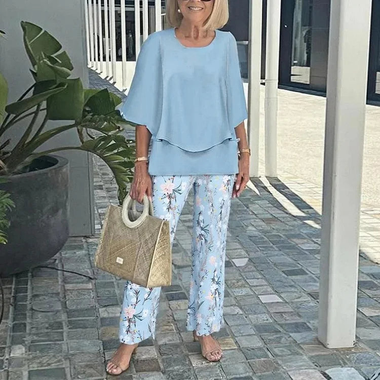 Monique | Trendy Printed Two-Piece Set