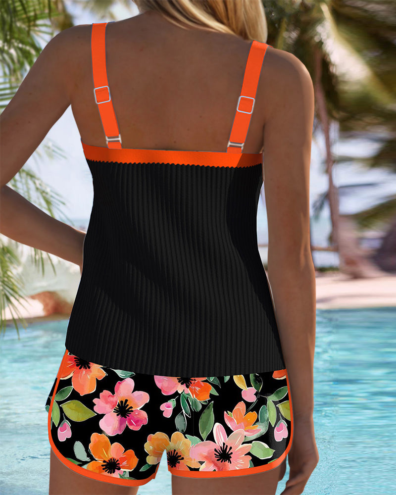 Two Piece Beach Tankini Pants