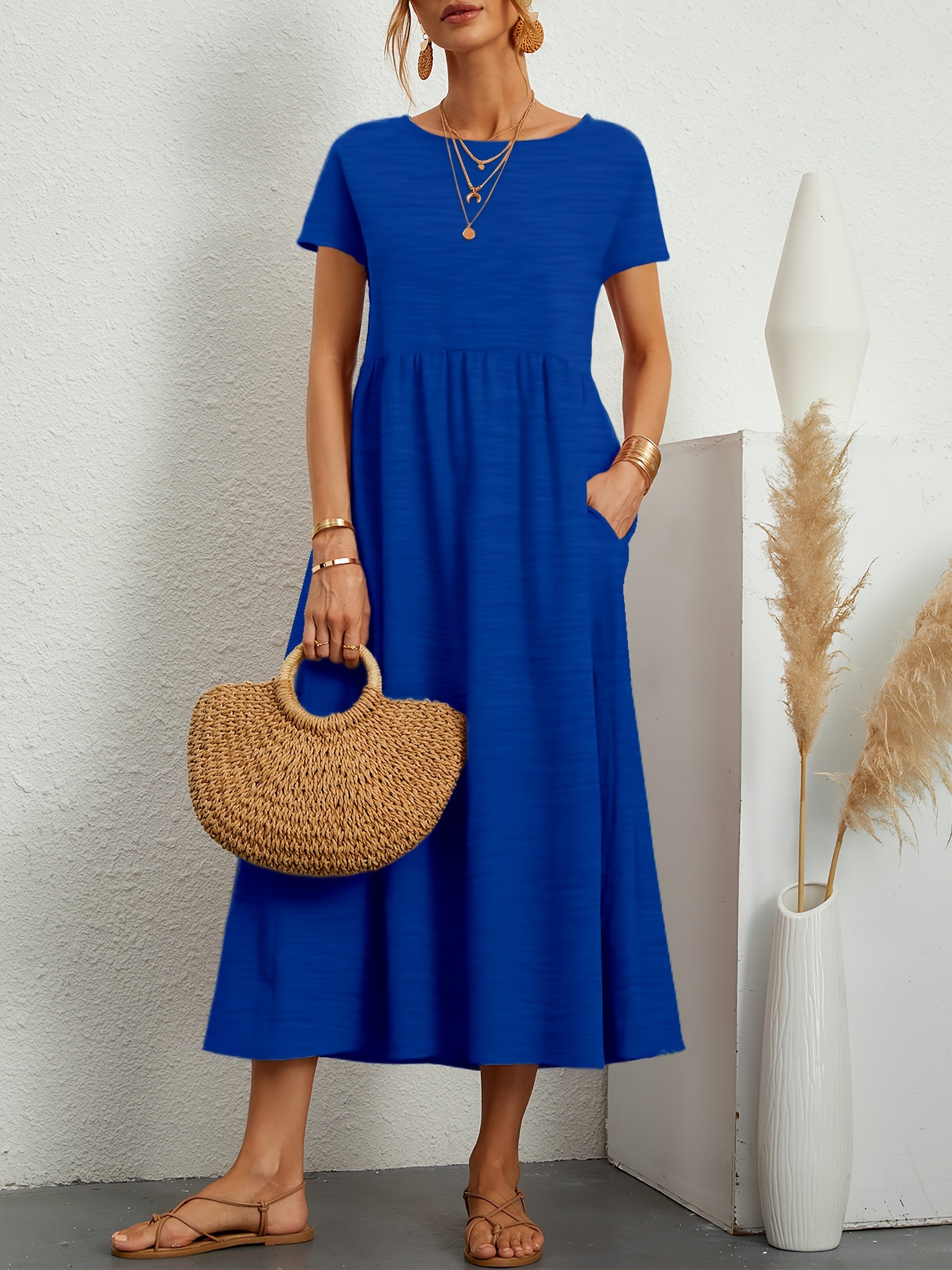 Bianca | Stylish Casual Midi Dress