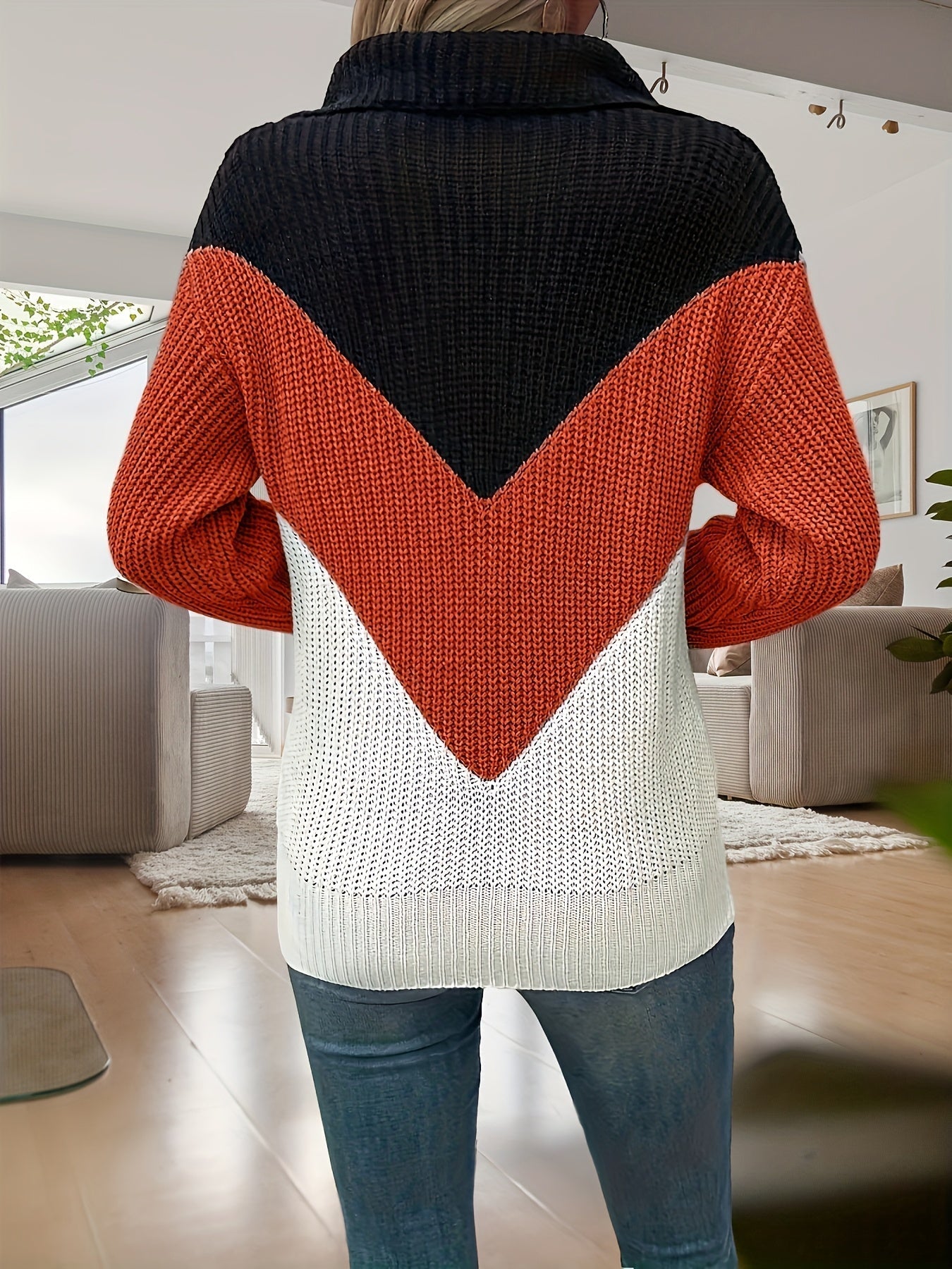 Kathrin | Long Sleeve Knit Sweater