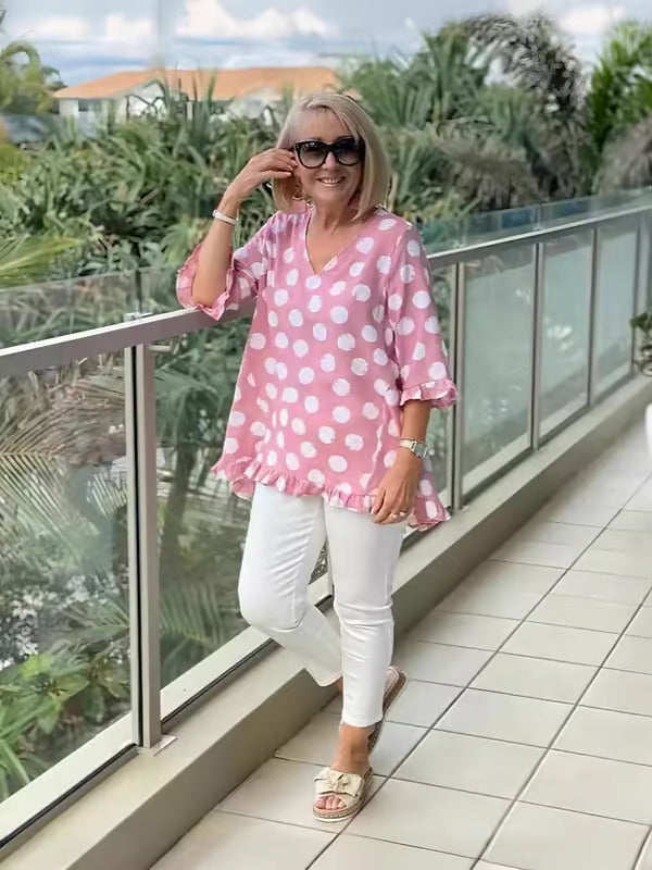 Bethany | Stylish V-Neck Blouse