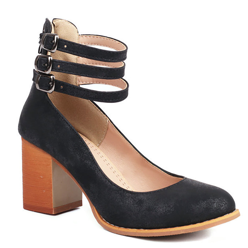 Jasmine | Stylish Comfortable Block Heel Pumps