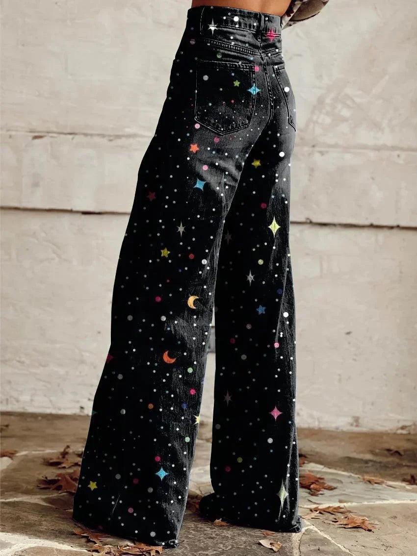 Annette | Chic Relaxed Palazzo Jeans