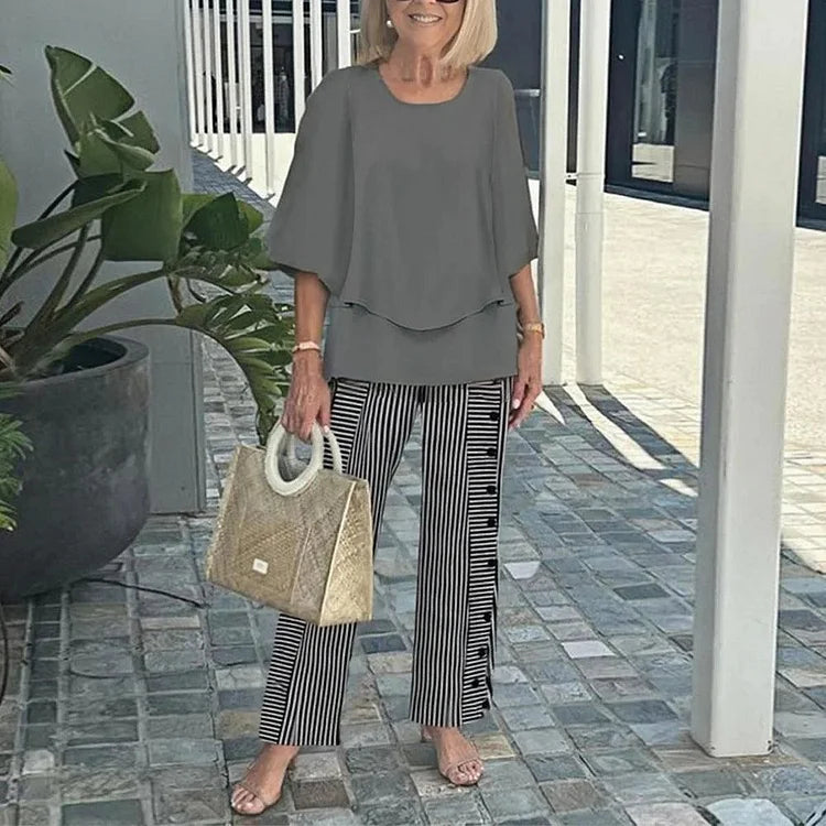 Monique | Trendy Printed Two-Piece Set