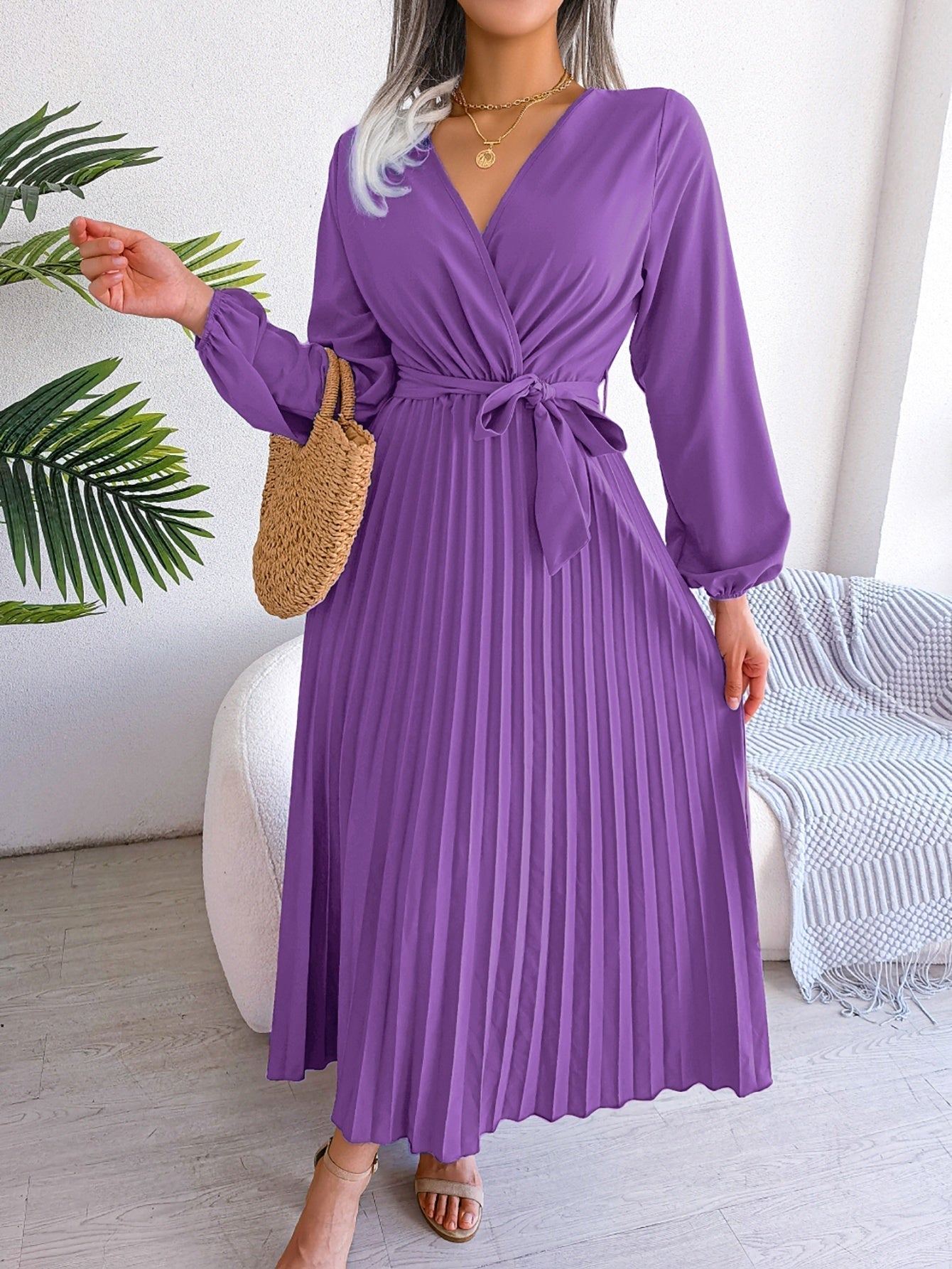 Caitlin | Classic Pleated Waist Dress