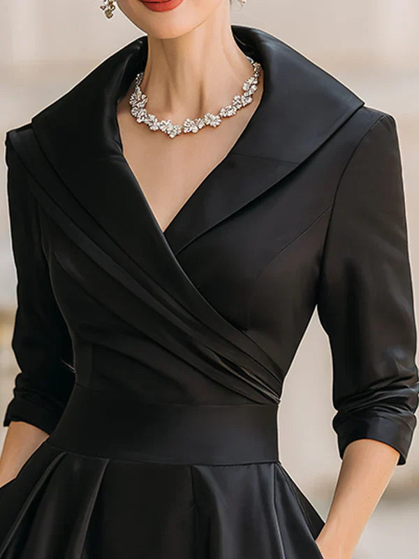 Gabriella | Elegant Midi Dress with Refined Details and Practical Pockets