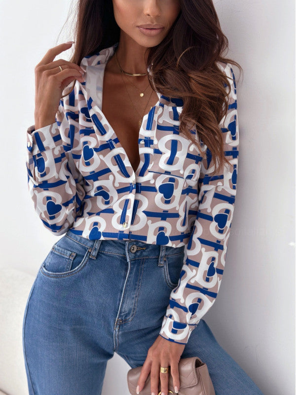 Chloe | Stylish Zebra Print Shirt