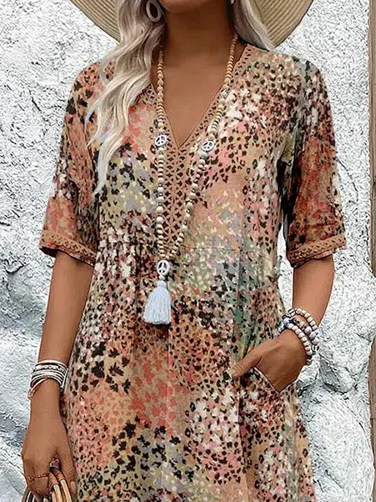 Dakota | Vibrant Floral Print Dress