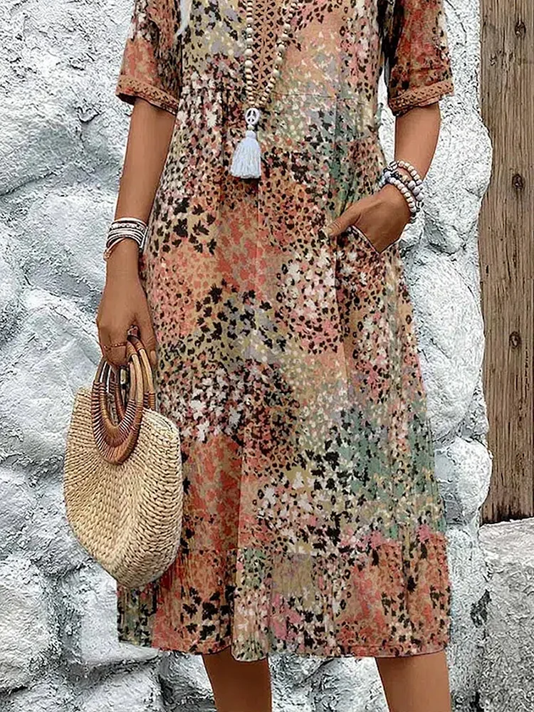 Dakota | Vibrant Floral Print Dress