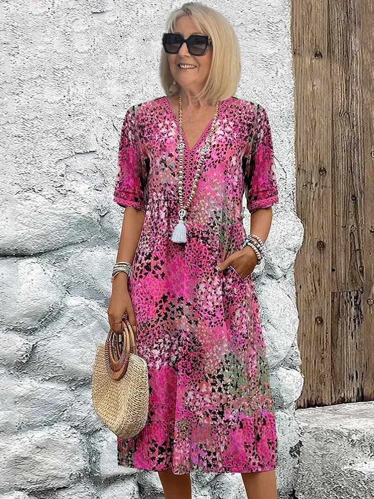 Dakota | Vibrant Floral Print Dress