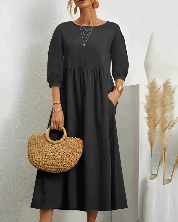 Emily | Chic Boho Puff Dress