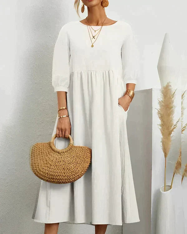 Emily | Chic Boho Puff Dress