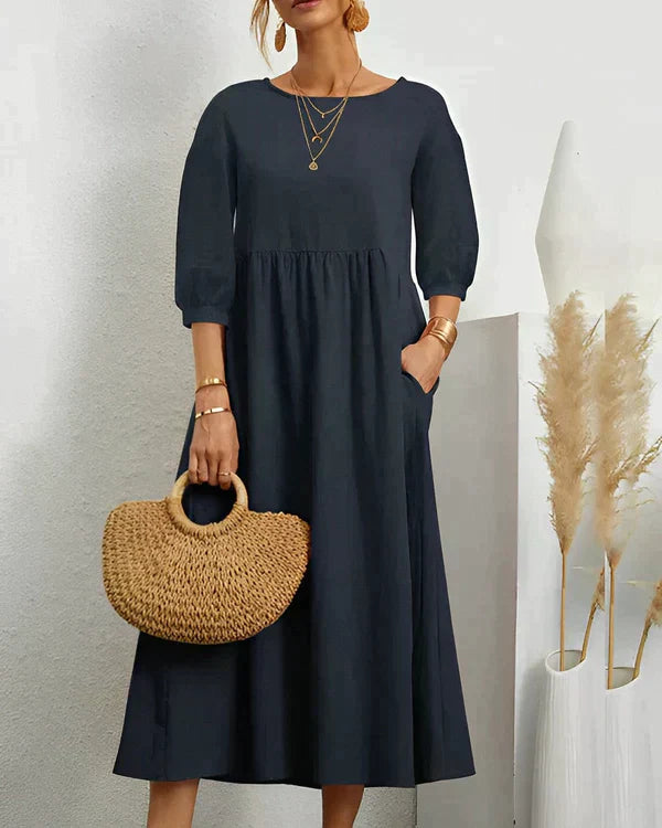 Emily | Chic Boho Puff Dress