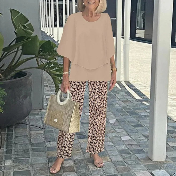 Monique | Trendy Printed Two-Piece Set