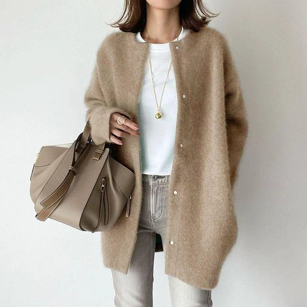 Vanna™ | Luxurious Buttoned Knit Jacket