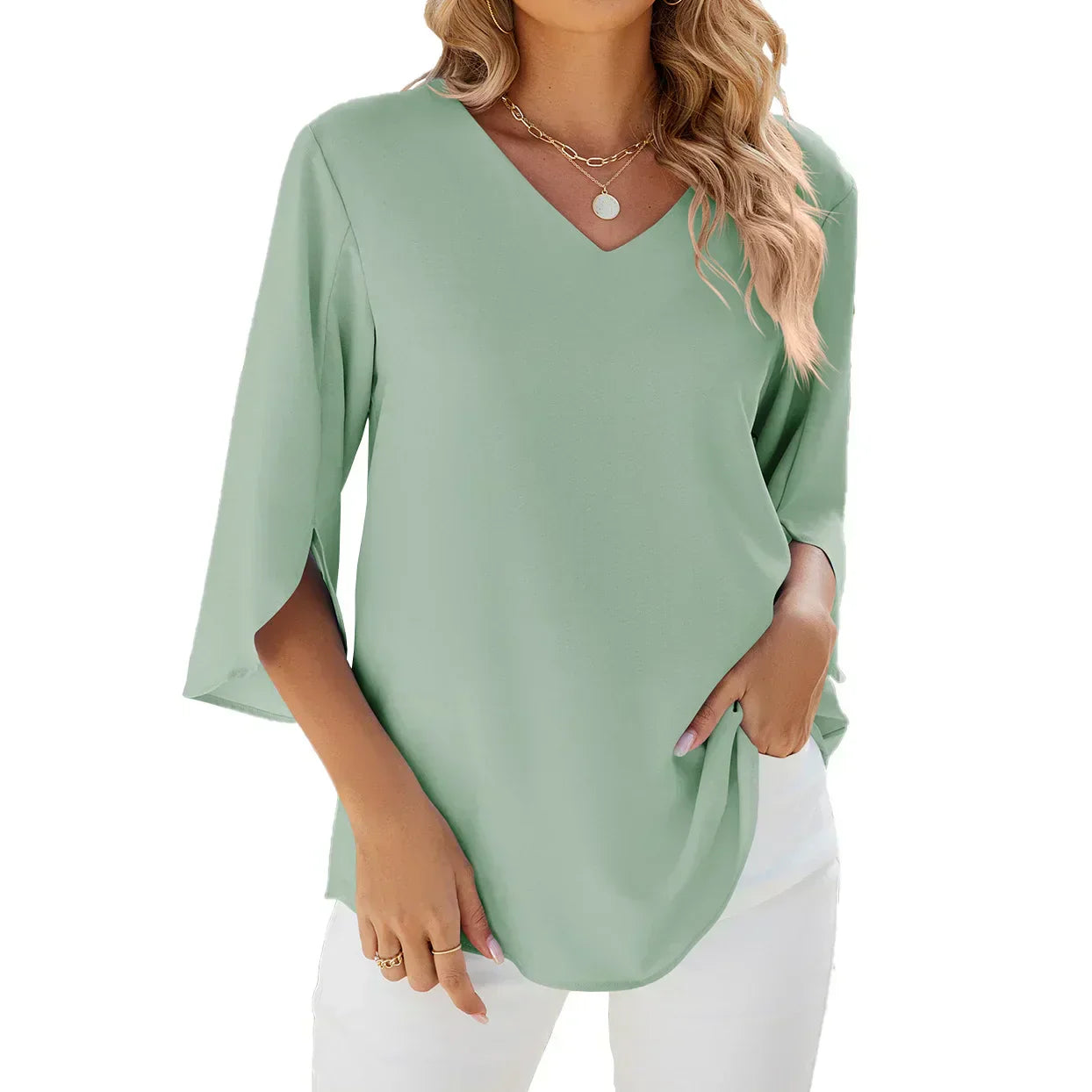 Chloe | V-neck Blouse