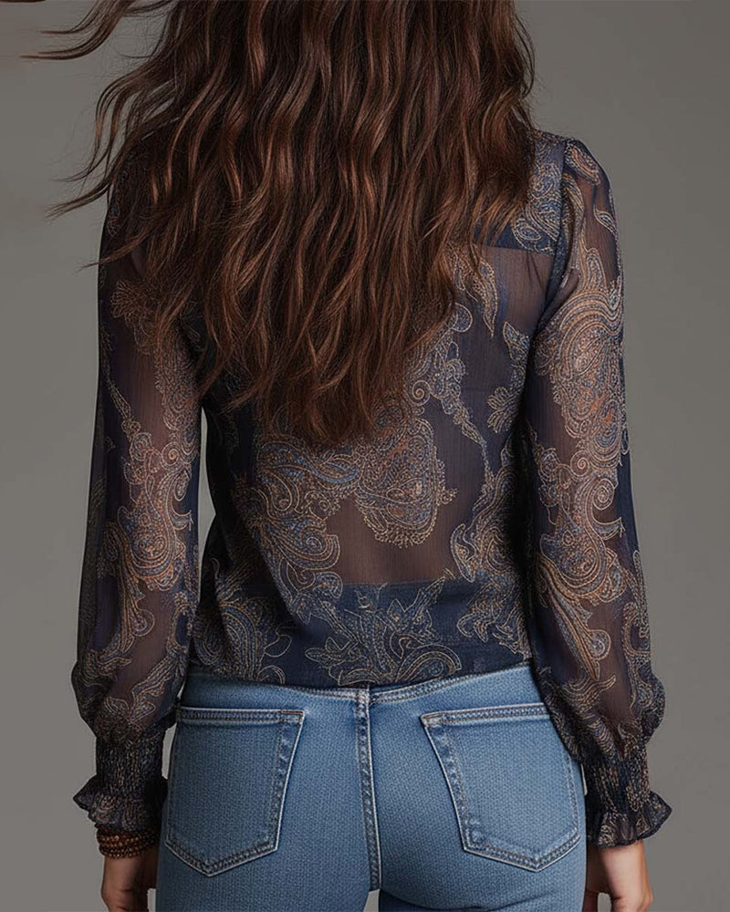 The Kim 1/2 Zip Blouse