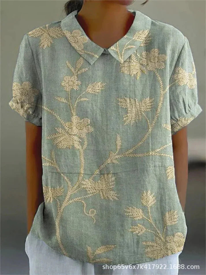 Inga | Stylish Casual Floral Blouse