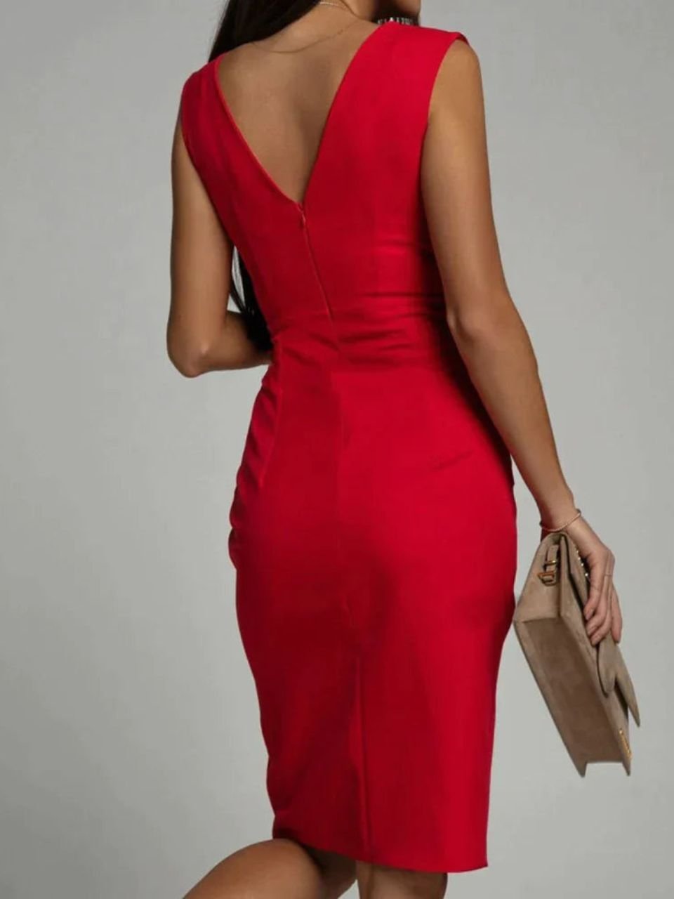 Emma | Pleated Bodycon Dress