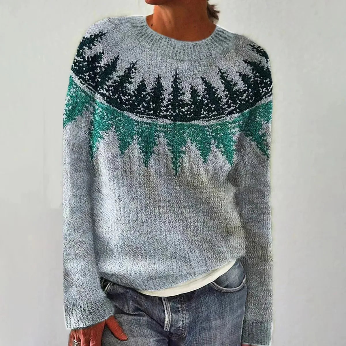 Rachele™ - Retro fall sweater