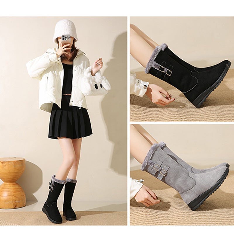 💖💥 Limited Time – 70% DISCOUNT! Women's Mid-Calf Snow Boots, Warm & Stylish