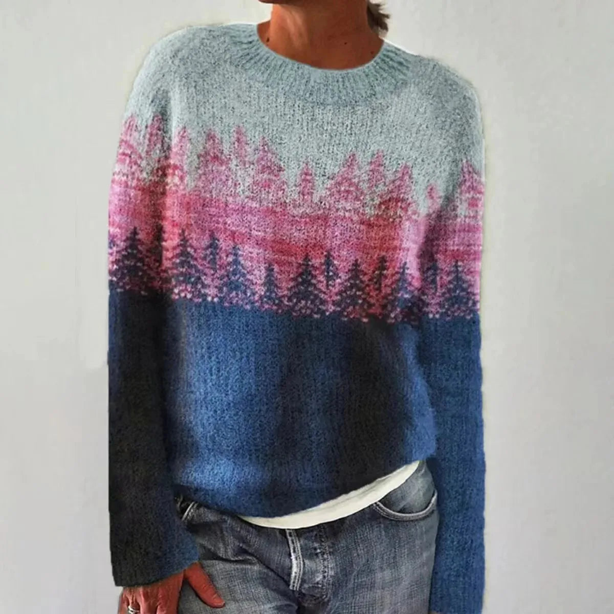 Rachele™ - Retro fall sweater