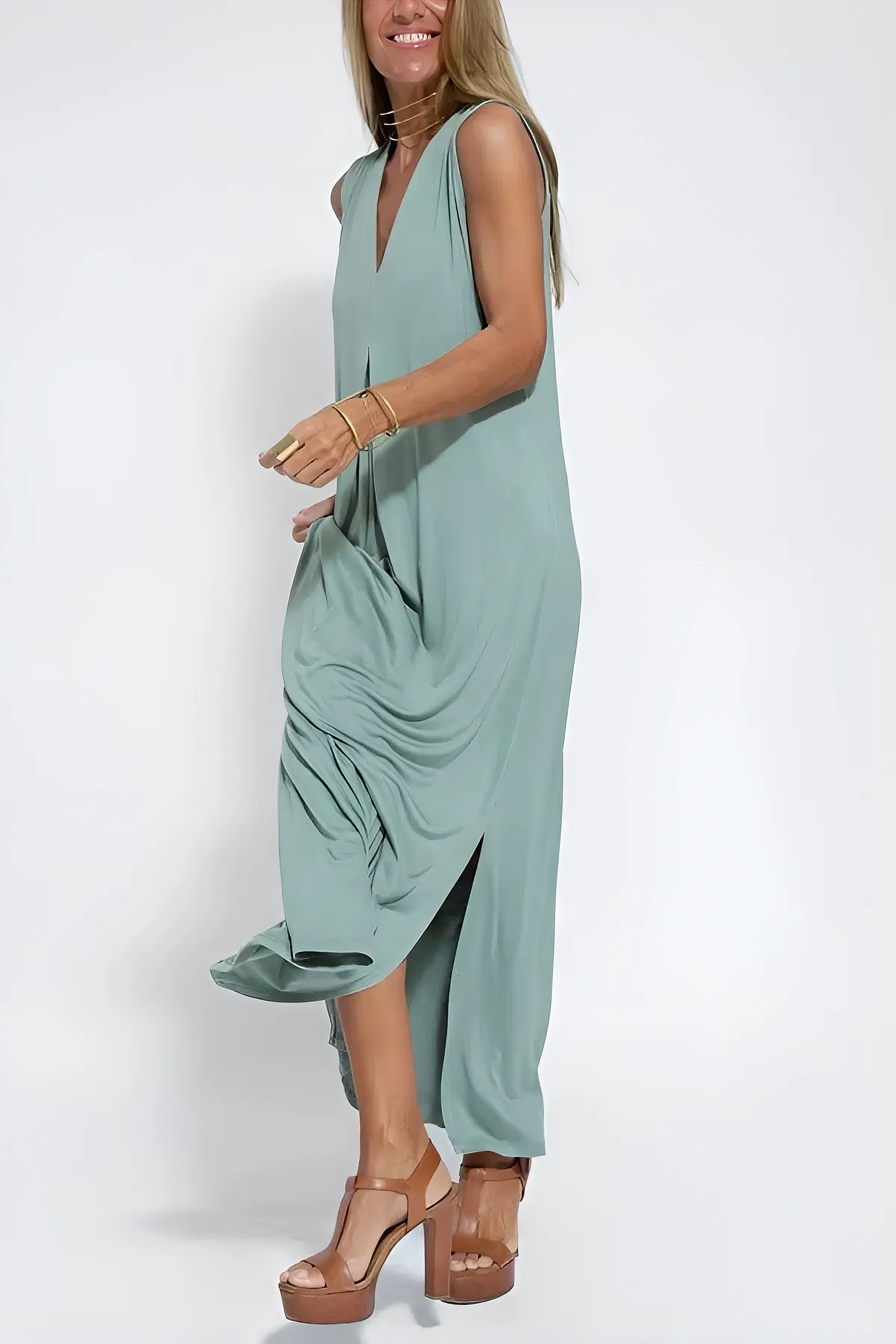 Ava | Stylish Elegant Jumpsuit with Cardigan