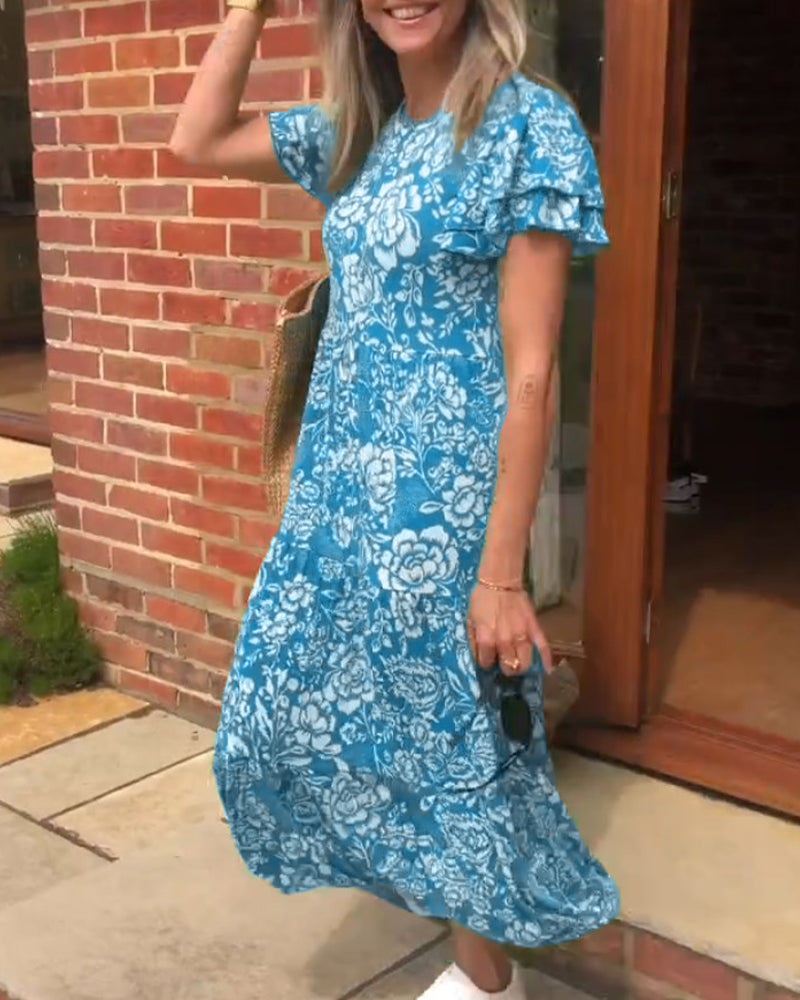 Rosa | Vibrant Floral Maxi Dress