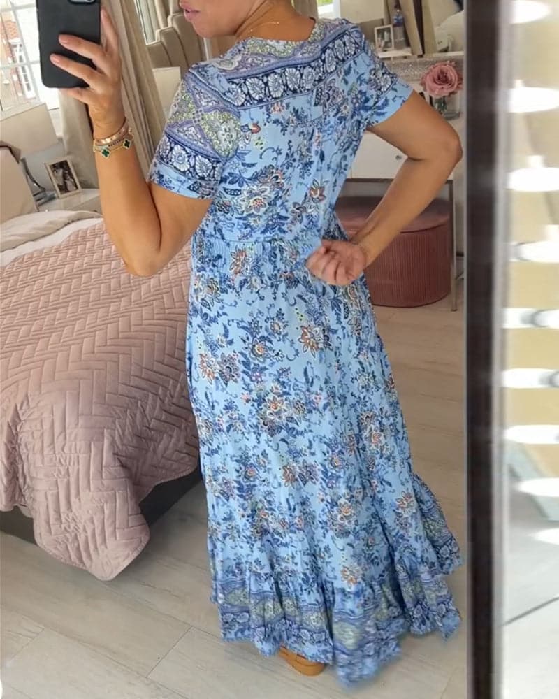 Heidi | Bohemian Garden Maxi Dress