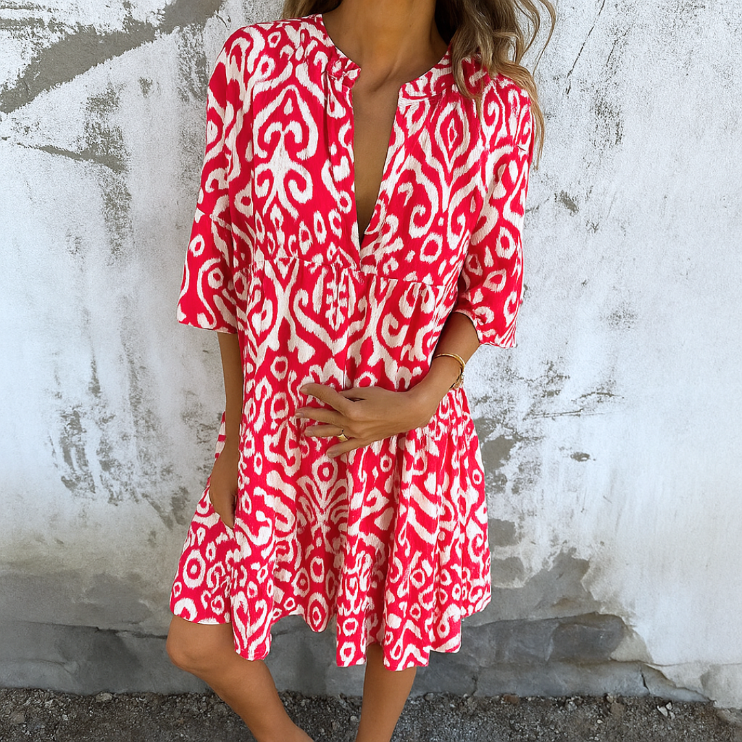 Emily™ | Elegant dress with V-neck