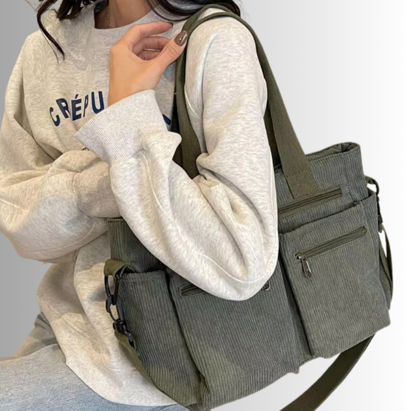 Luna - Urban Cord Tote Bag