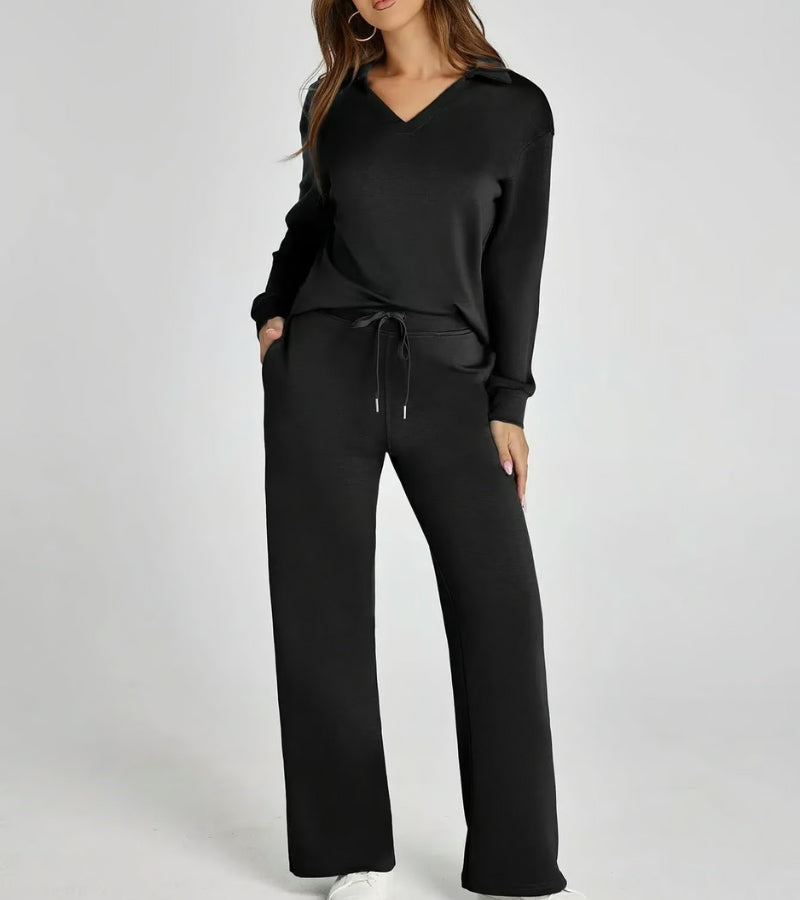 Alivia | Two-Piece Set with Flared Pants