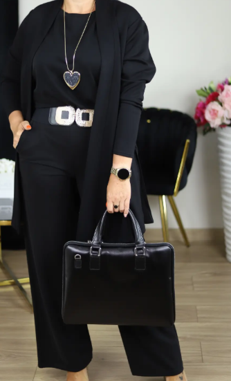 Elegant 3-Piece Set Including a Long Cardigan, Top, and Pants 🔥FREE SHIPPING