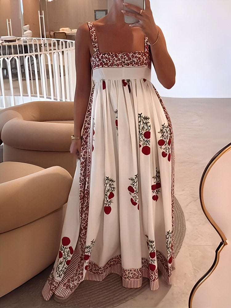 Felicia | Cherry Print Summer Dress