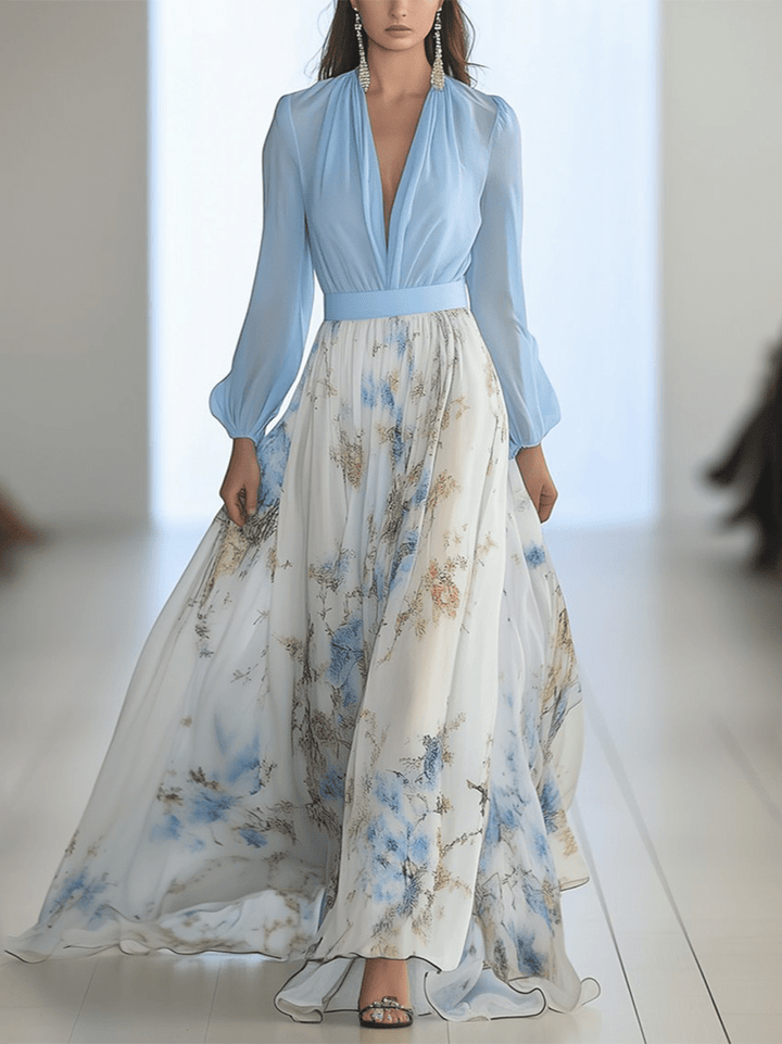 Alicia | Elegant Flowy Maxi Dress