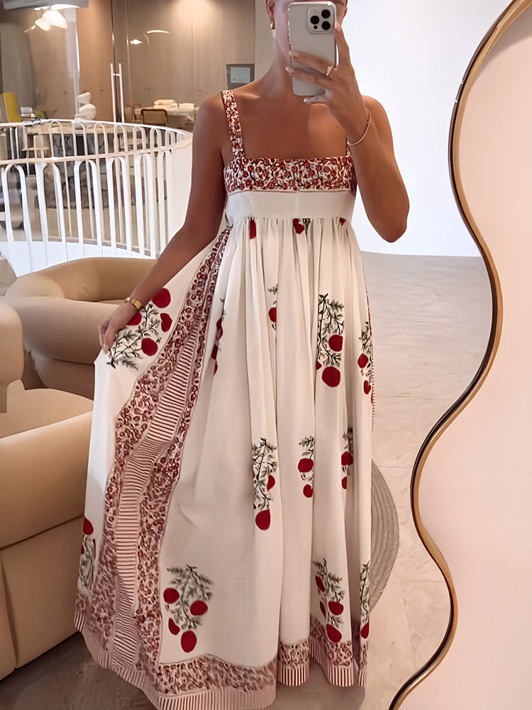 Felicia | Cherry Print Summer Dress