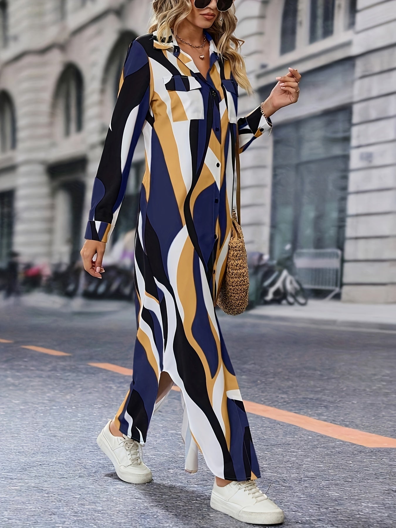 Ada | Chic Elegant Casual Shirt Dress