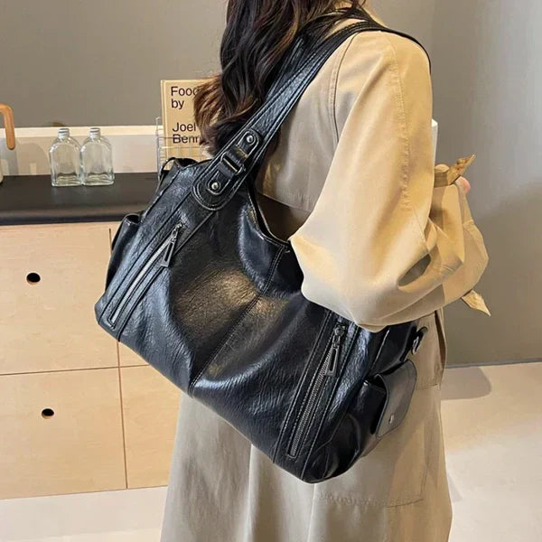 Bianca | Stylish Zip-Detail Shoulder Bag