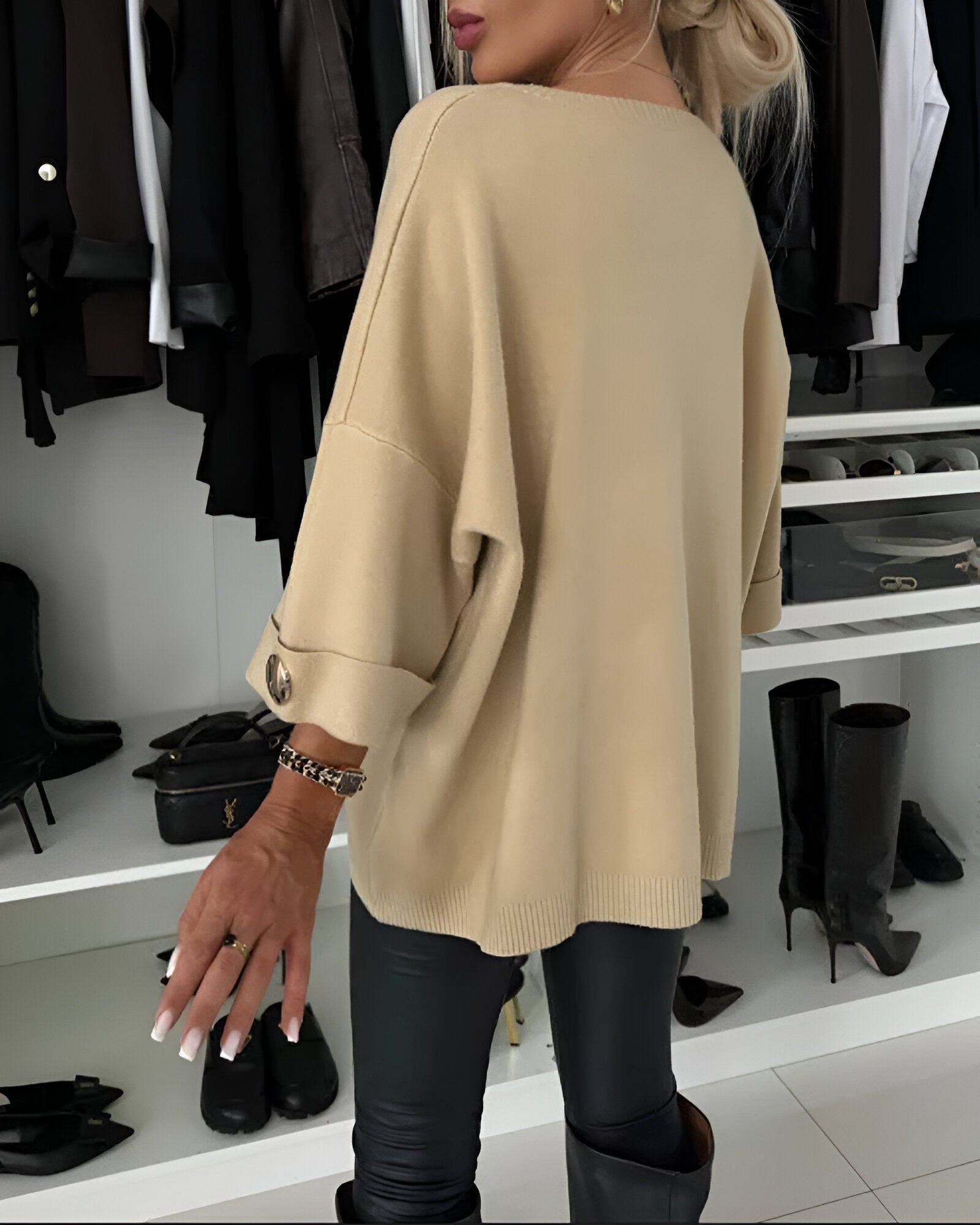Lucie™ | Soft Button Sweater