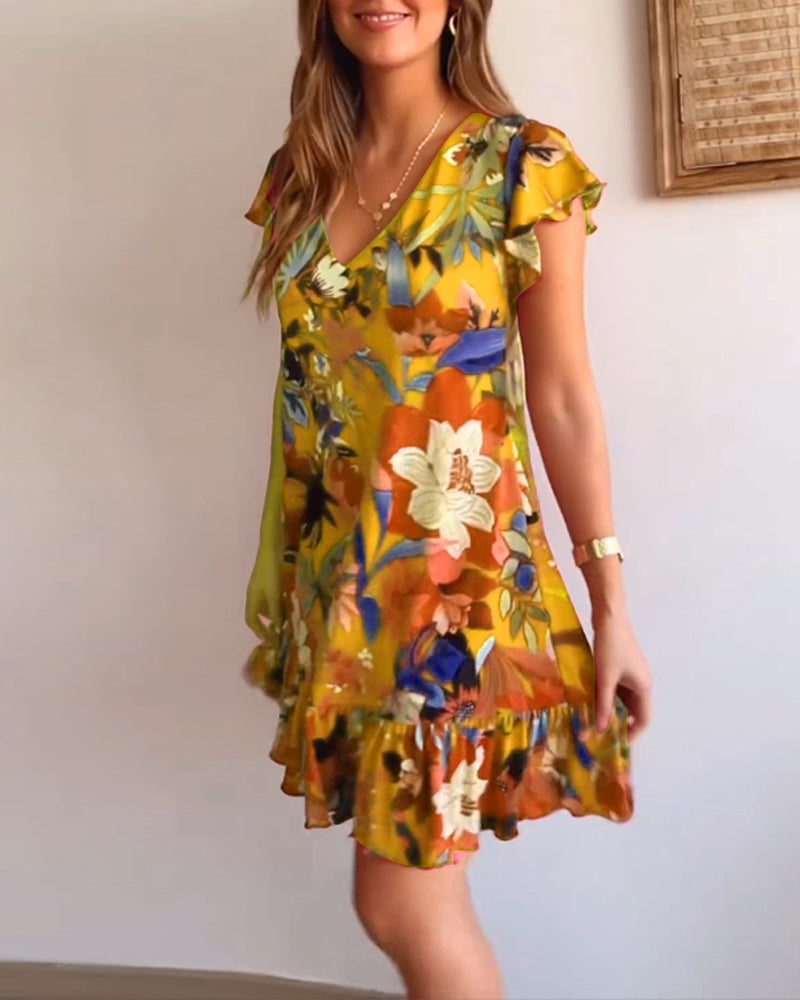 Bethany | Vibrant Floral Summer Dress