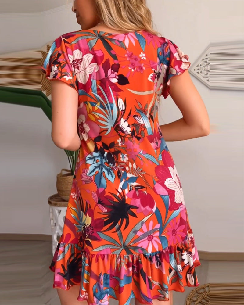 Bethany | Vibrant Floral Summer Dress