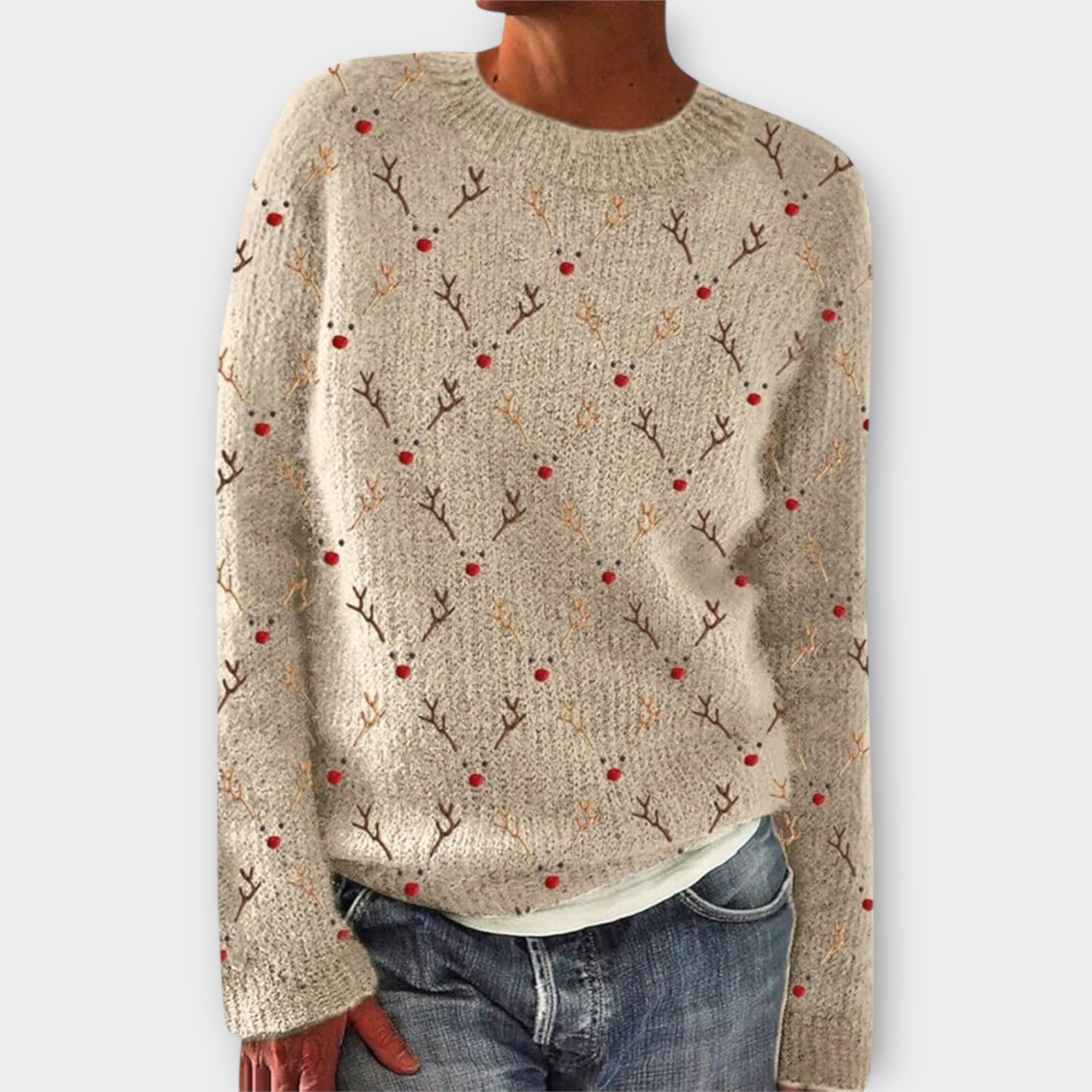 Maja™ | Stylish Christmas Reindeer Sweater