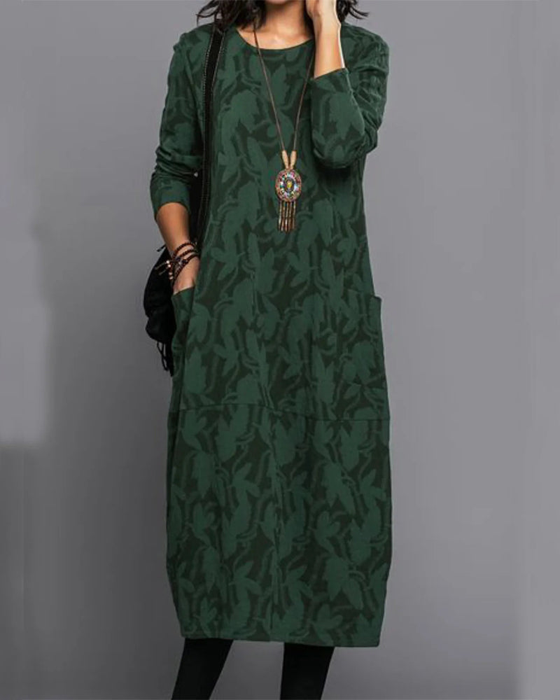 Ella | Casual Printed Pocket Dress