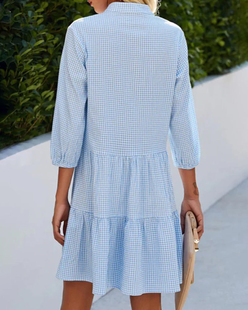 Bonnie | Buttoned Picnic Breeze Dress