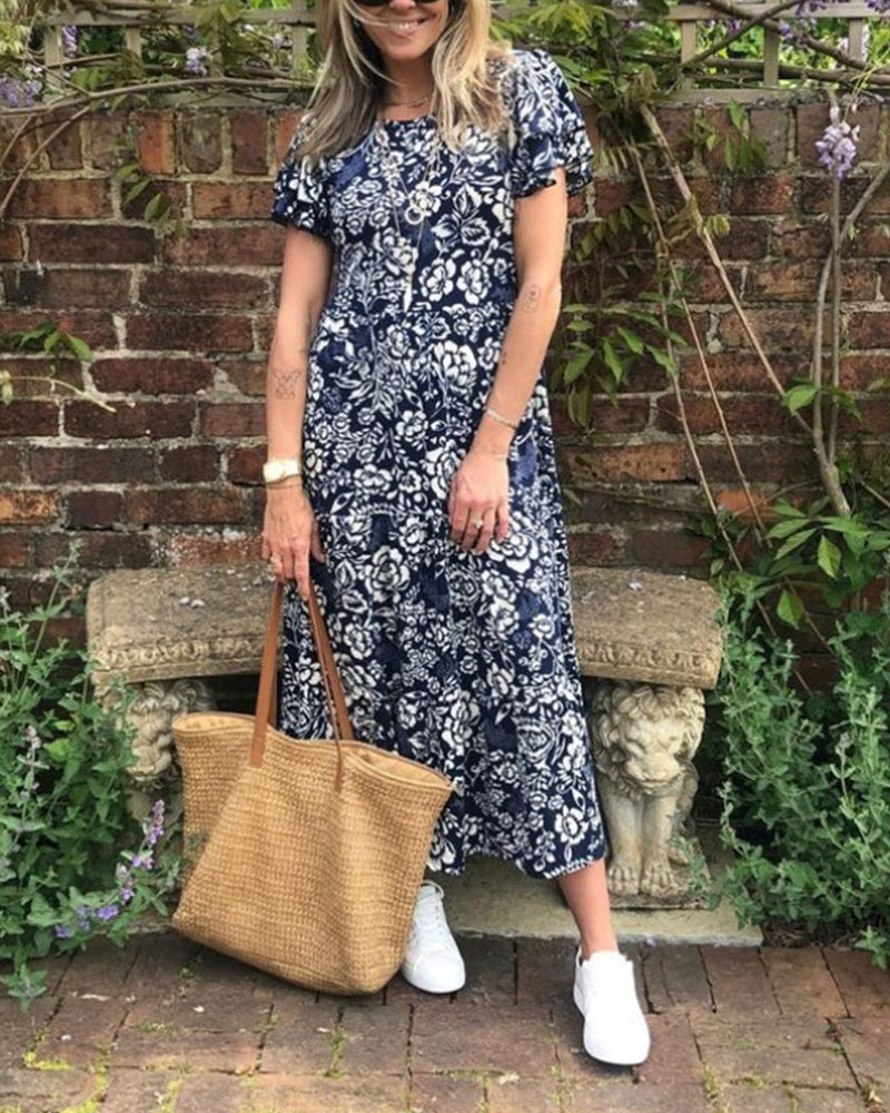 Rosa | Vibrant Floral Maxi Dress