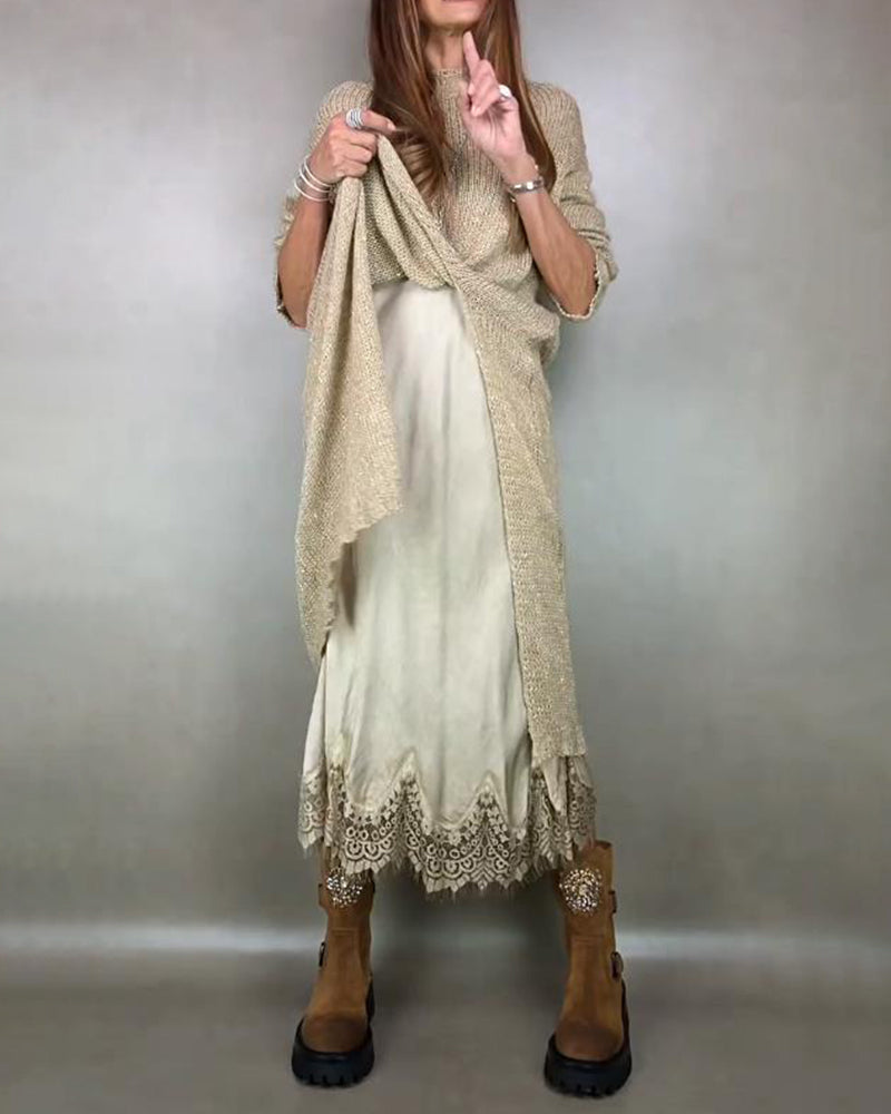 2-Way Cami Dress in Khaki