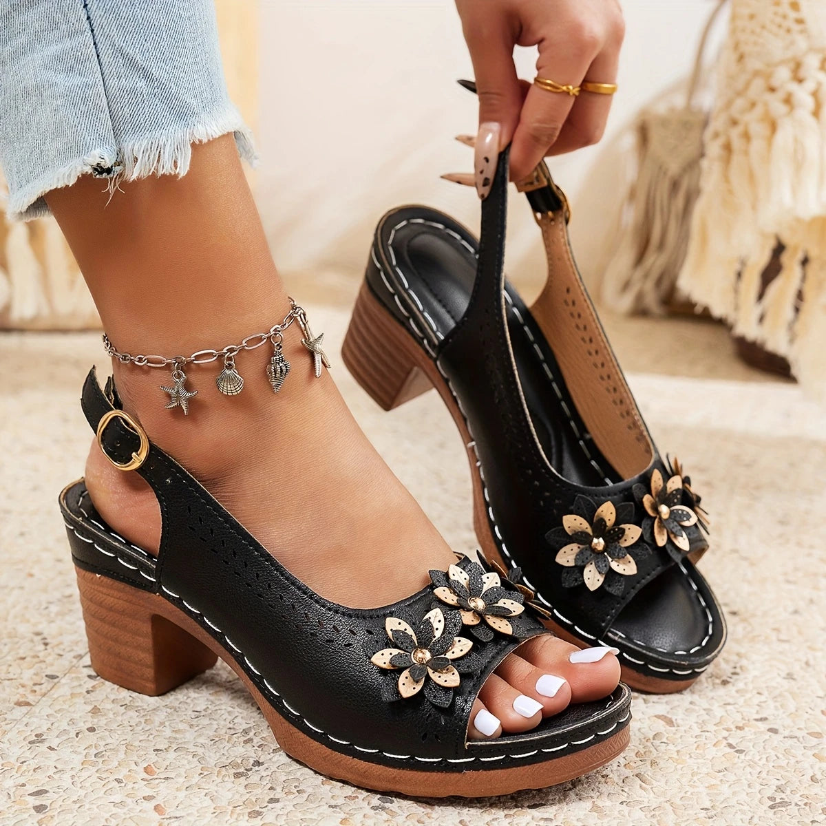 Hailey | Stylish Comfortable Block Heels